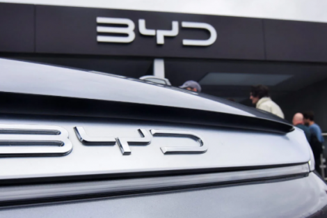 Vendas da BYD em 2024 devem superar Ford e Honda