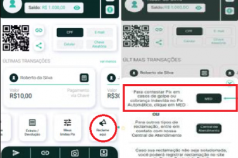 Usuários poderão contestar transferências via Pix no app do banco em casos de golpe